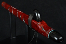 Manzanita Burl Native American Flute, Minor, Mid F#-4, #F34A